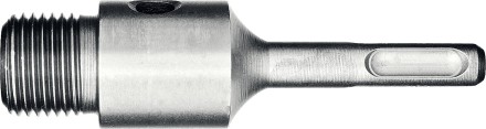 Державка ЗУБР &quot;МАСТЕР&quot; для бур. коронки с хвостовиком SDS Plus. L-100мм,резьба М22,конусное крепление центрир сверла 29187-100 купить в Нефтеюганске