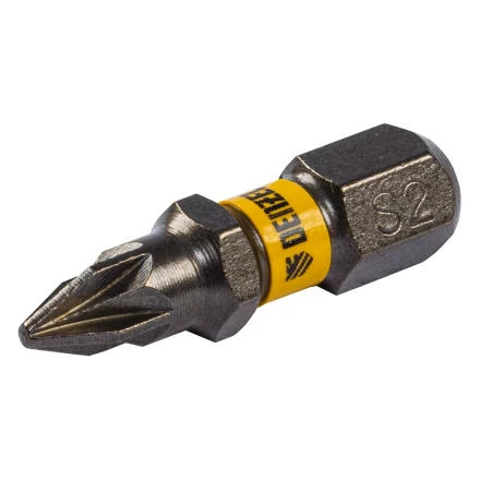 Бита PZ1х25, сталь S2, шестигранный профиль, 10 шт. Е 6,3 Denzel 11653 купить в Нефтеюганске