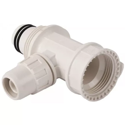 Коллектор ЗУБР "ШиреФит" сборный "внутренняя резьба - штуцер с гайкой - штуцер с гайкой", 20мм-16мм-20мм 51516-20-16-20 купить в Нефтеюганске