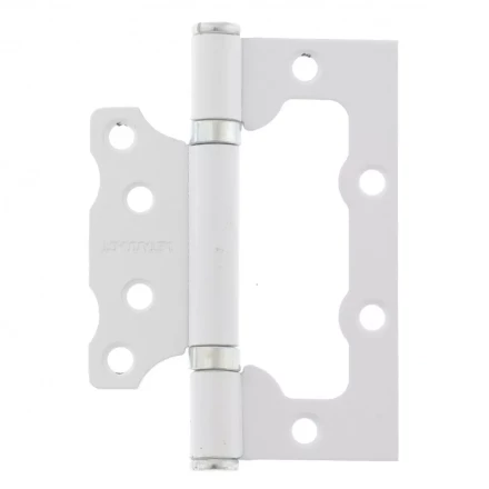 Петля накладная ПНУ-100 белая 4штуки  Металлист Россия 91565 купить в Нефтеюганске