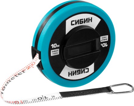 Мерная лента СИБИН фиберглассовая, 10м 34154-10 купить в Нефтеюганске