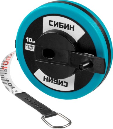 Мерная лента СИБИН фиберглассовая, 10м 34154-10 купить в Нефтеюганске