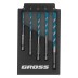Набор сверл универсальных Gross 706017, Multipurpose PRO, 6-гр. хвостовик, 4-10мм, 5шт купить в Нефтеюганске