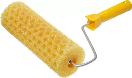 Валик &quot;ГОРОШЕК СТРУКТУРНЫЙ&quot; поролон, ручка 6мм, STAYER Standard 0369-18 купить в Нефтеюганске