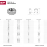 Гайка ГОСТ 5927-70, M8, 10 шт, кл. пр. 6, оцинкованная, ЗУБР 303556-08 купить в Нефтеюганске