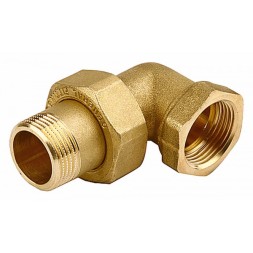 Соединитель GENERAL FITTINGS угловой с накидной гайкой, латунь, г/ш, 1/2&quot; 51035-G/S-1/2
