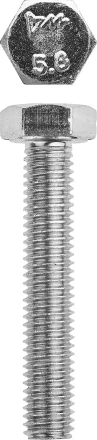 Болт ЗУБР &quot;МАСТЕР&quot; с шестигранной головкой, ГОСТ 7798-70, класс прочности 5.8, оцинкованный, M8x50мм, 5кг 303080-08-050 купить в Нефтеюганске