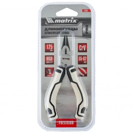 Длинногубцы Mini 125 мм прямые авторазжим Pro Matrix 17830 купить в Нефтеюганске