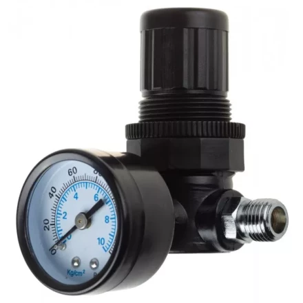 Манометр KRAFTOOL &quot;INDUSTRIE&quot; с регулятором подачи воздуха, 1/4&quot;, максимальное давление 10 атмосфер 6503 купить в Нефтеюганске