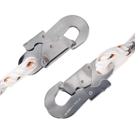 Канат спасательный КВТ КСЛ-10-2 с двумя карабинами (77524) купить в Нефтеюганске