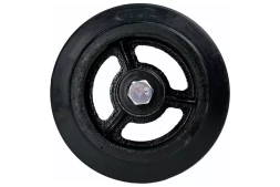 Большегрузное колесо на ось  HITCH 200*50 резина черная D80 (SZ085021)