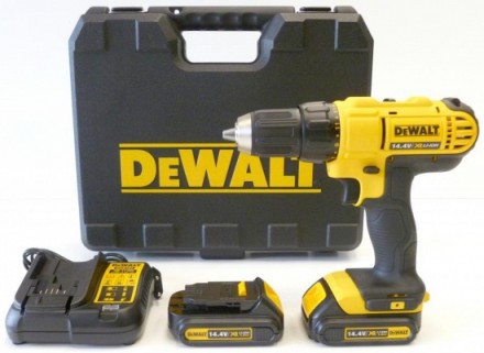 Аккумуляторная дрель DeWalt DCD 734 C2 в кейсе купить в Нефтеюганске