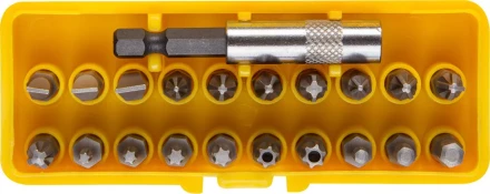 Набор STAYER Биты &quot;MASTER&quot; POCKET с адаптером в пластмассовом боксе, 21 предмет 2-26087-H21 купить в Нефтеюганске