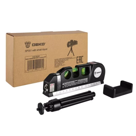 Уровень лазерный SP001 SET2 DEKO, 065-0200, со штативом купить в Нефтеюганске