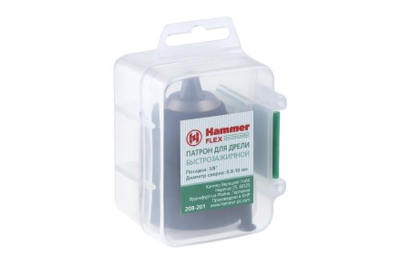 Патрон для дрели HAMMER Ф10мм 3/8&quot; (208-201) купить в Нефтеюганске