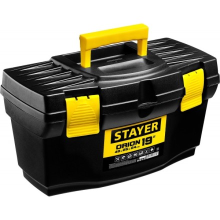 Ящик для инструмента &quot;TOPLine&quot; пластиковый, 19&quot;, STAYER 38110-18_z03 купить в Нефтеюганске