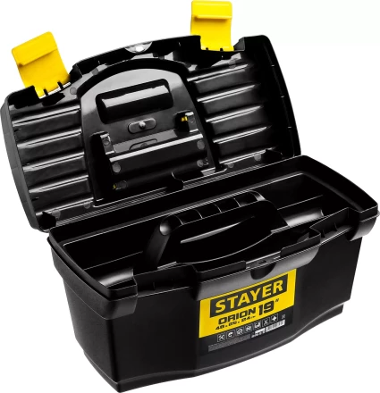 Ящик для инструмента &quot;TOPLine&quot; пластиковый, 19&quot;, STAYER 38110-18_z03 купить в Нефтеюганске