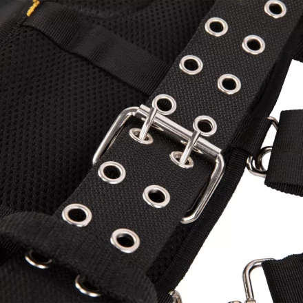 Пояс монтажника усиленный, с лямками, сумки поясные, держатель для молотка// Denzel 90290 купить в Нефтеюганске