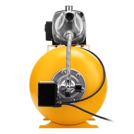 Насосная станция Denzel 97311, PSL1100X, 1100 Вт, 3600 л/ч, ресивер 50 л, подъем 45 м, нержавейка купить в Нефтеюганске