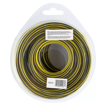 Леска для триммера двухкомпонентная квадратная, 3,0мм х 12м, блистер SkyCutter Denzel 96839 купить в Нефтеюганске