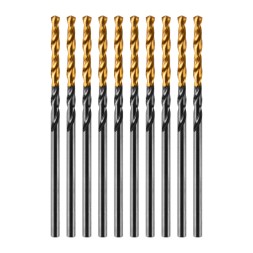 Сверло по металлу, 2 мм, HSS-Tin, Golden Tip, 10 шт. Denzel 717203