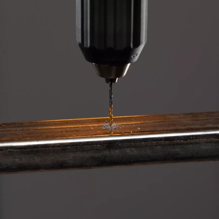 Сверло по металлу, 2 мм, HSS-Tin, Golden Tip, 10 шт. Denzel 717203 купить в Нефтеюганске