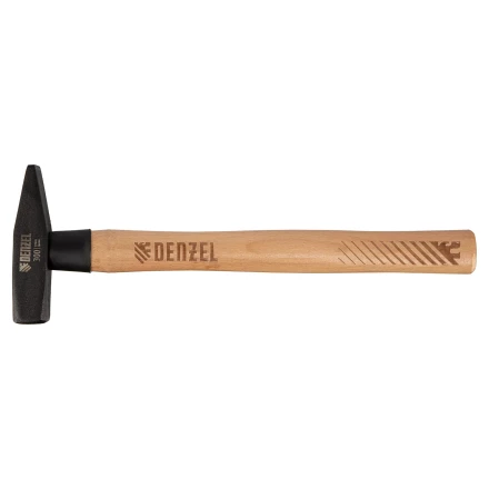 Молоток слесарный, 300 г Denzel, кованый квадратный боек, буковая рукоятка, 10427 купить в Нефтеюганске