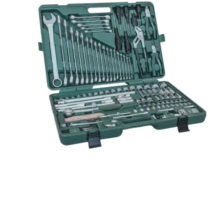 Набор головок торцевых универсальный 1/2&quot;DR 8-32мм  1/4&quot;DR 4-13мм  ключи комбинированные 6-32мм отвертки  128 предметов S04Н524128S  Jonnesway 48372 купить в Нефтеюганске