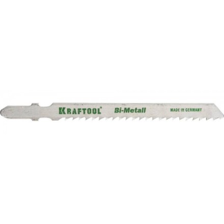Полотна KRAFTOOL, T127DF, для эл/лобзика, Bi-Metall, по мягкому металлу (3-15мм), EU-хвост., шаг 3мм, 75мм, 2шт 159556-3 купить в Нефтеюганске