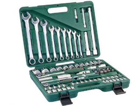 Набор головок торцевых 1/2&quot;DR 14-32мм  1/4&quot;DR 4-14мм 82предмета Jonnesway S04Н52482S 47399 купить в Нефтеюганске