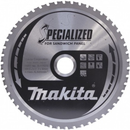 Диск пильный Makita, х270х30х2,3мм, 60 зуб,для сэндвич панелей B-31516 купить в Нефтеюганске