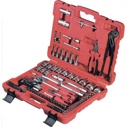 Набор слесарно-монтажный с квадратами 1/4&quot;, 1/2&quot; и 5/16&quot;, 117 предм  MATRIX PROFI 13587 купить в Нефтеюганске