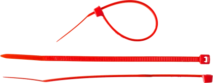 Кабельные стяжки красные КС-К1 нейлоновые промфасовка серия ПРОФЕССИОНАЛ купить в Нефтеюганске