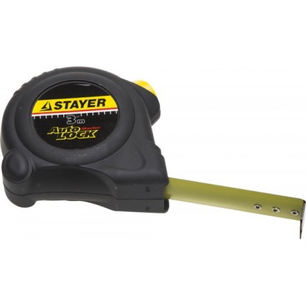 Рулетка STAYER &quot;MASTER&quot; &quot;AUTOLOCK&quot;, корпус с резиновым напылением, автостоп, 3мх16мм 2-34126-03-16_z01 купить в Нефтеюганске
