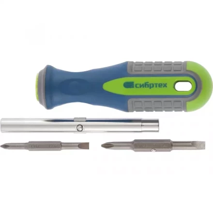 Отвертка комбинированная SL5,0 Ph1 SL6,0 Ph2 Сибртех 13377 купить в Нефтеюганске