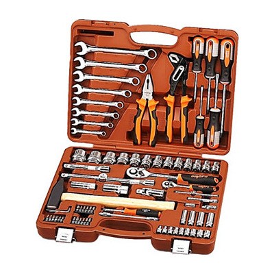 Универсальный набор инструмента 1/2 DR и 1/4 DR с 12-гранными головками 1/2 DR и 77 шт ОМТ77S12 OMBRA купить в Нефтеюганске