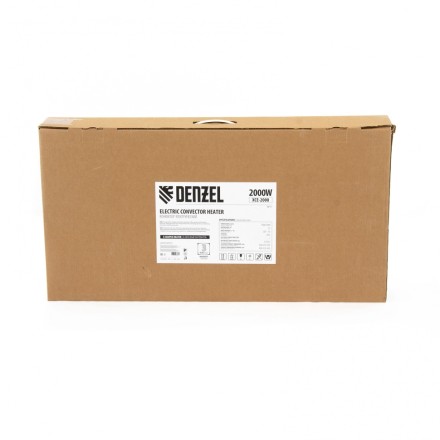 Конвектор электрический XCE-2000, 230 В, 2000 Вт, X-образный нагреватель Denzel 98117 купить в Нефтеюганске
