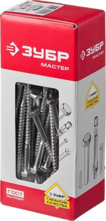 Шурупы ЗУБР &quot;МАСТЕР&quot; с шестигранной головкой, оцинкованные, 6x90мм, 60шт 4-300451-06-090 купить в Нефтеюганске