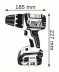 Аккумуляторная дрель-шуруповерт BOSCH GSR 18 V-LI (0.601.866.10J) купить в Нефтеюганске
