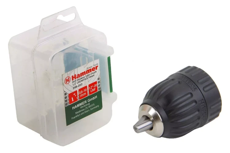 Патрон для дрели HAMMER Ф10мм 1/2" (208-202) купить в Нефтеюганске