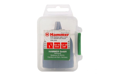 Патрон для дрели HAMMER Ф10мм 1/2&quot; (208-202) купить в Нефтеюганске