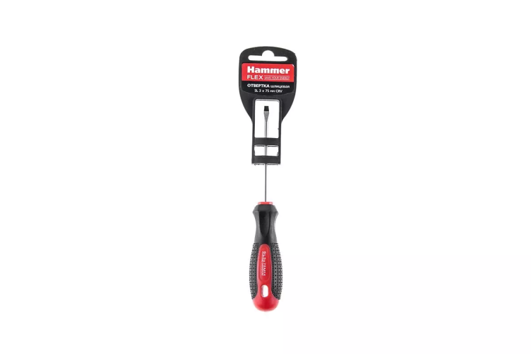 Отвертка HAMMER 601-018 SL-3x75мм купить в Нефтеюганске
