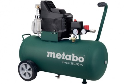 Компрессор безмасляный поршневой прямой привод Metabo Basic 250-50 W OF купить в Нефтеюганске