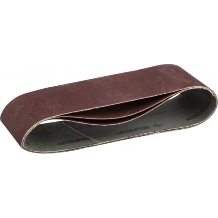 Лента шлифовальная бесконечная ЗУБР &quot;МАСТЕР&quot; на тканевой основе, для ЛШМ, P320, 75х457мм, 3шт 35541-320 купить в Нефтеюганске