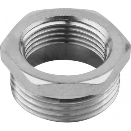 Футорка ЗУБР &quot;ЭКСПЕРТ&quot;, никелированная латунь, 1/2&quot; х 3/8&quot; 51281-1/2-3/8 купить в Нефтеюганске
