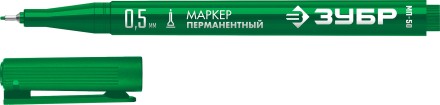 ЗУБР МП-50 зеленый, 0.5 мм перманентный маркер (06321-4) купить в Нефтеюганске