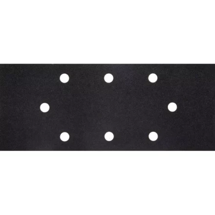 Лист шлиф. универсал. URAGAN &quot;Оптимален для твердых пород дерева&quot; 8 отверстий по линии, для ПШМ, P120, 93х230мм, 50шт 907-22102-120-50 купить в Нефтеюганске