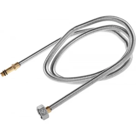 Подводка ЗУБР "ЭКСПЕРТ" сильфонная из нержавеющей стали, для смесителя, удлиненная, г/ш (гайка-штуцер), 1/2", 1,5м 51013-150 купить в Нефтеюганске