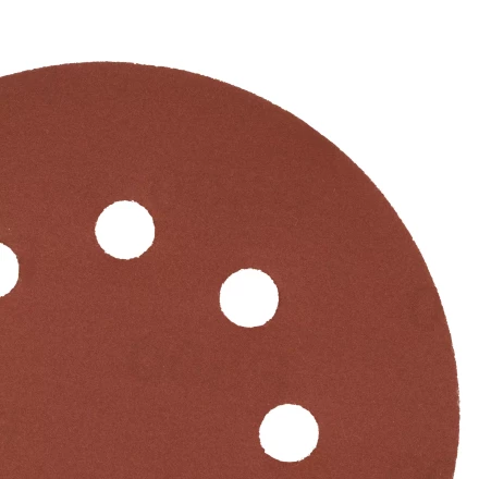 Круг абразивный на ворсовой подложке под &quot;липучку&quot;, перфорированный, P 500, 125 мм, 5 шт Сибртех 738157 купить в Нефтеюганске
