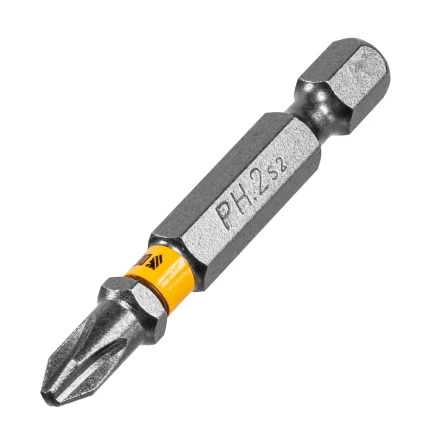 Бита PH2х25, сталь легированная S2, 20 шт., пластиковая коробка, , Е 6,3 Denzel 11681 купить в Нефтеюганске